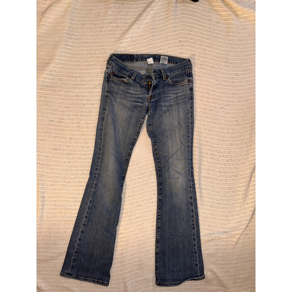 Lucky Brand Dungarees 96% Cotton Jeans Women Size 2 Bootcut Mid Rise Medium Wash